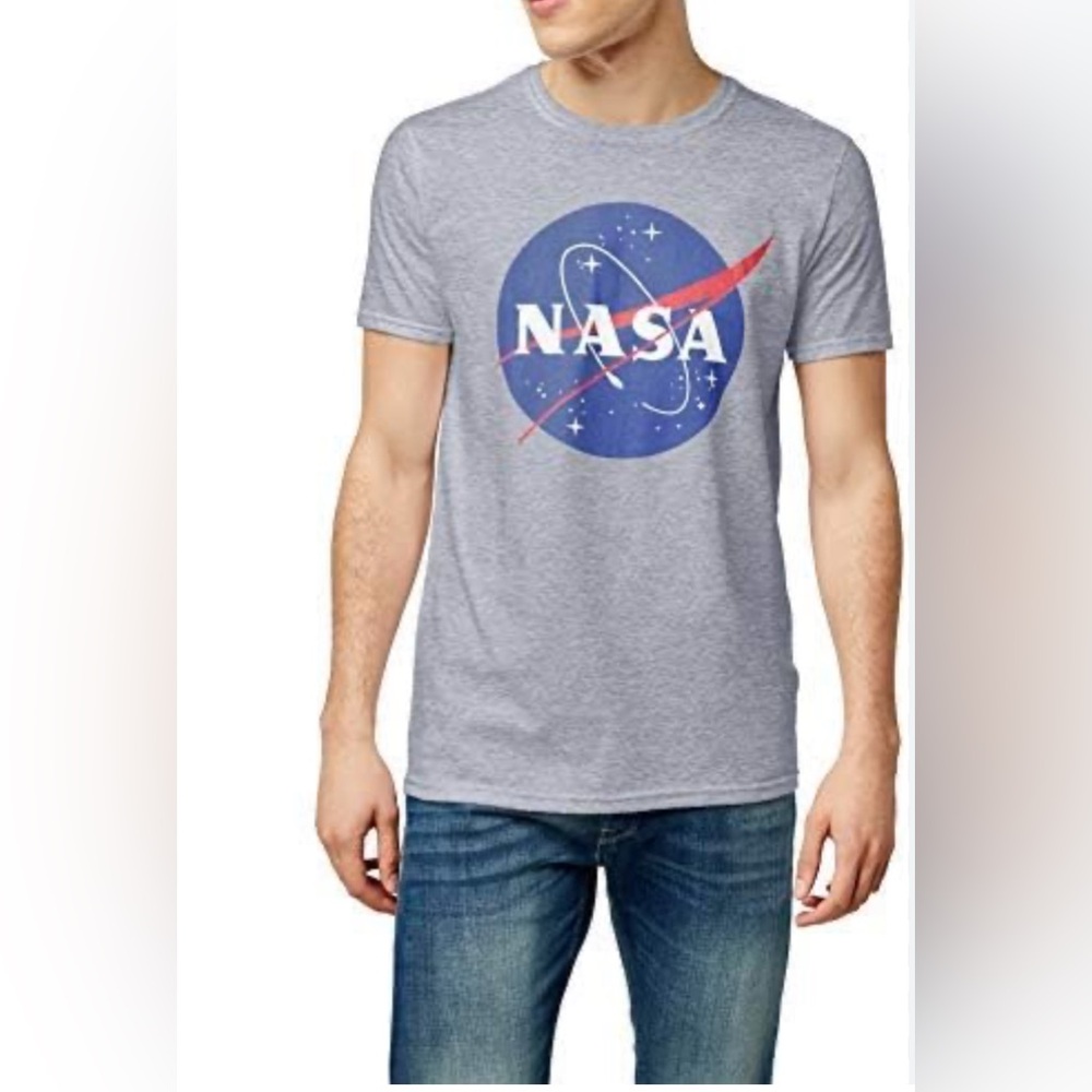 Men’s NASA Insignia Logo Crew Neck Short Sleeve T-Shirt size Large